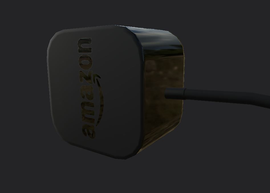 EchoDot  PowerAdapter Free 3D model_5