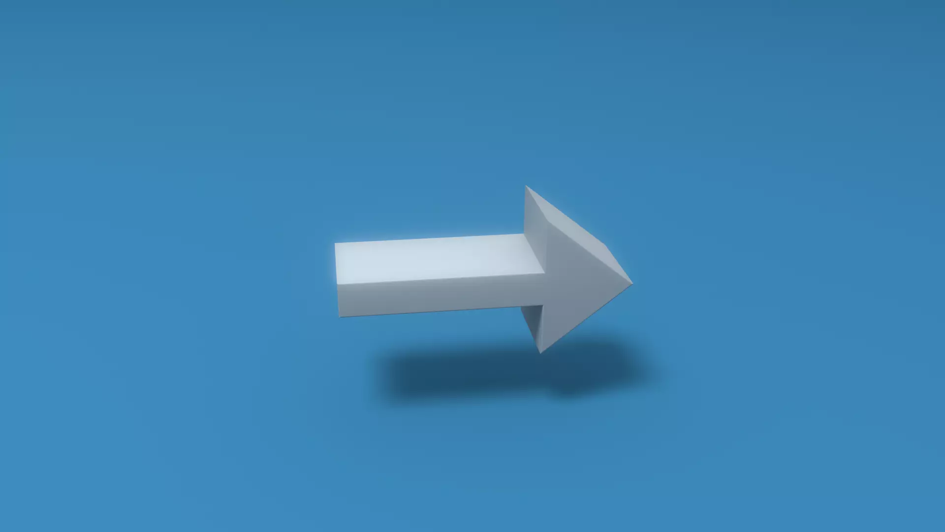 Arrow Low-poly 3D model_0