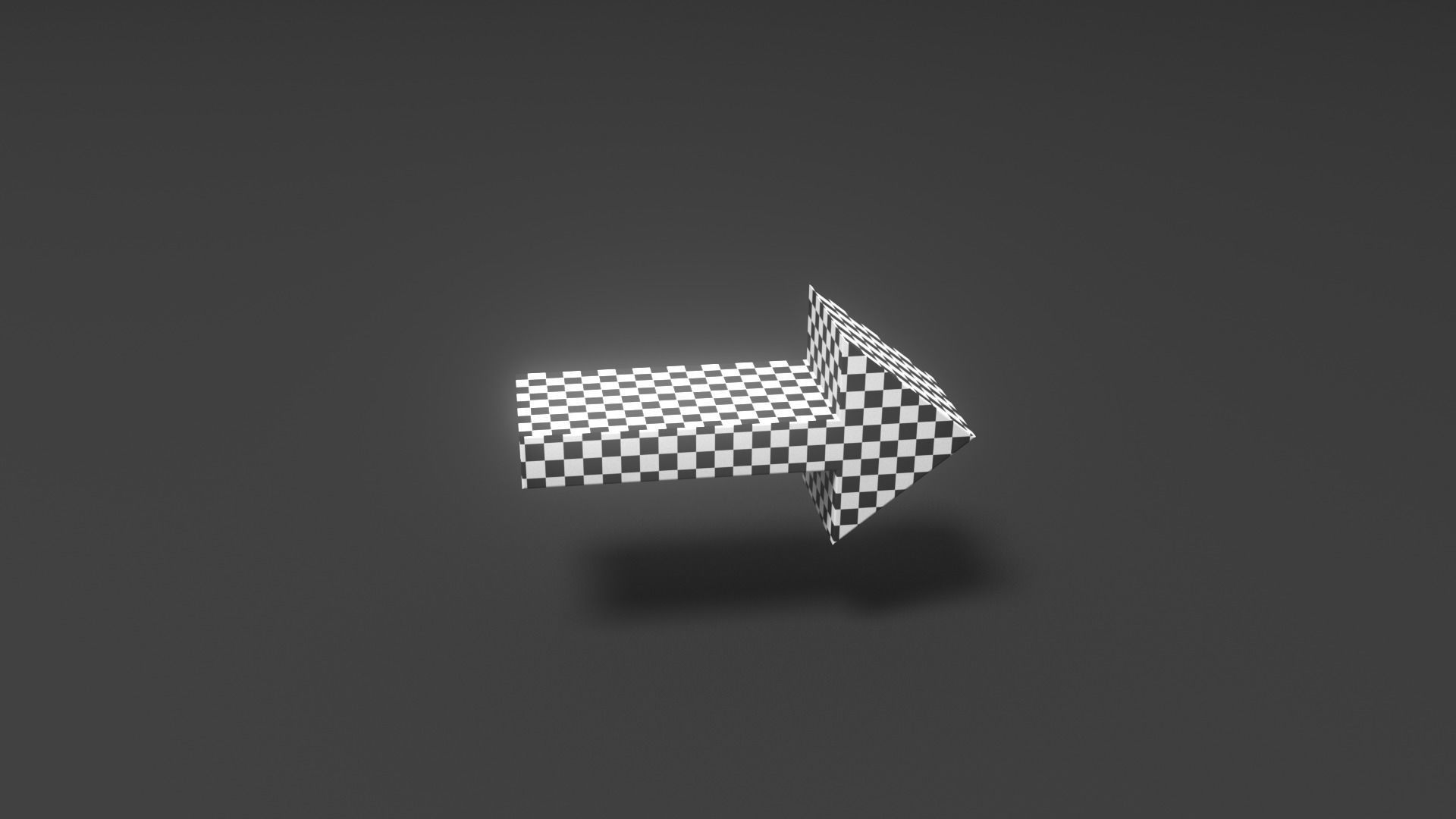 Arrow Low-poly 3D model_2