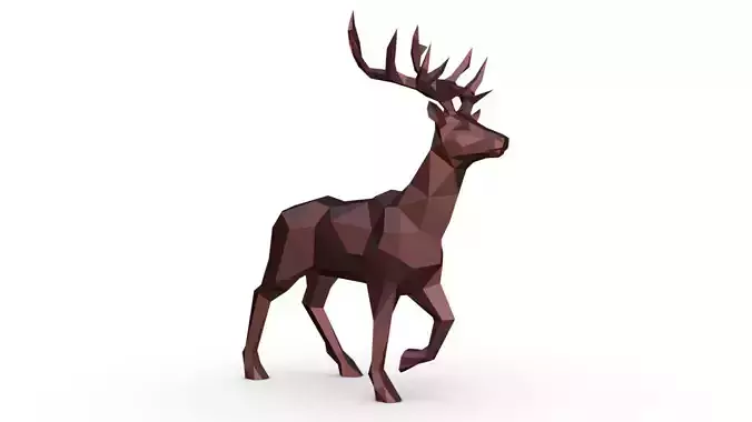 deer low poly