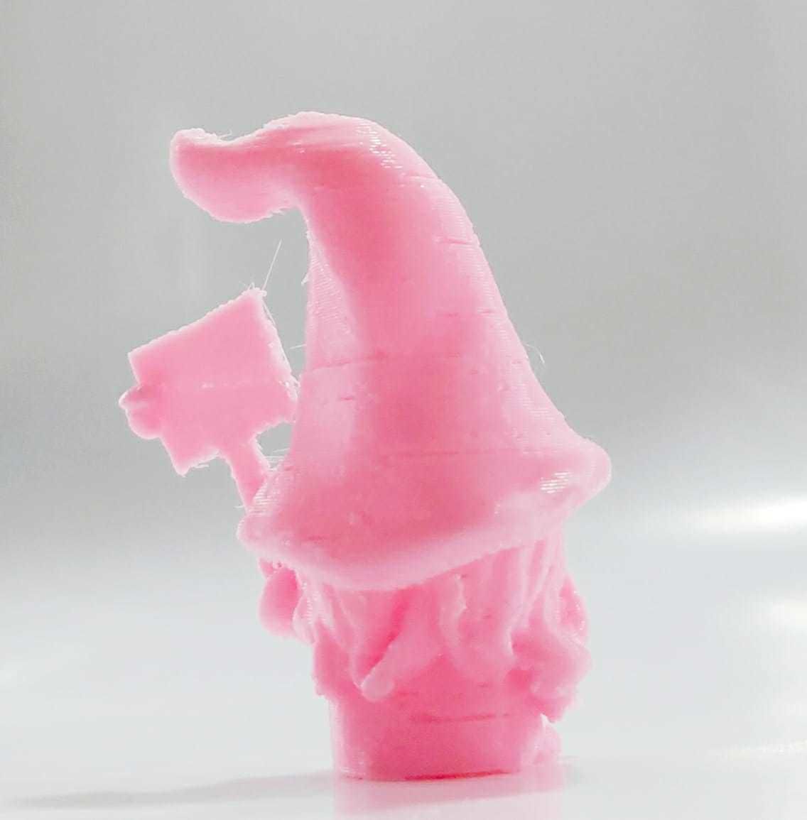 Gnome Wooden Sign 3D print model_6