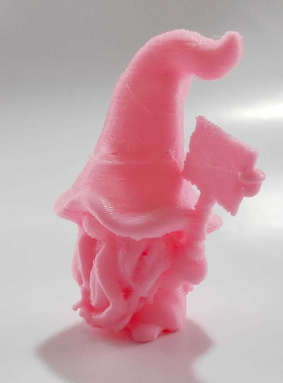 Gnome Wooden Sign 3D print model_7