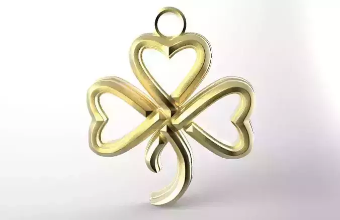 Celtic clover pendant 