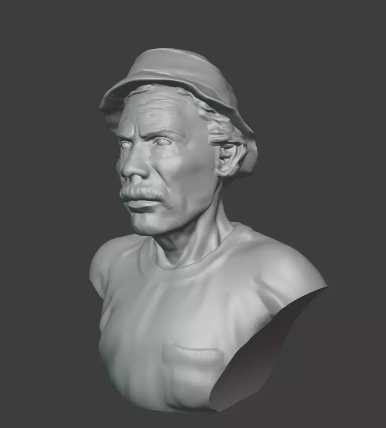 Don Ramon - Seu Madruga Bust 3D print model_0