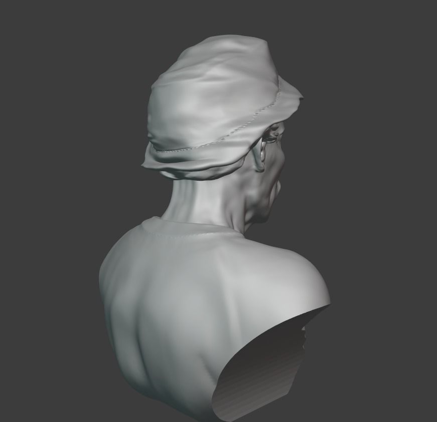 Don Ramon - Seu Madruga Bust 3D print model_5