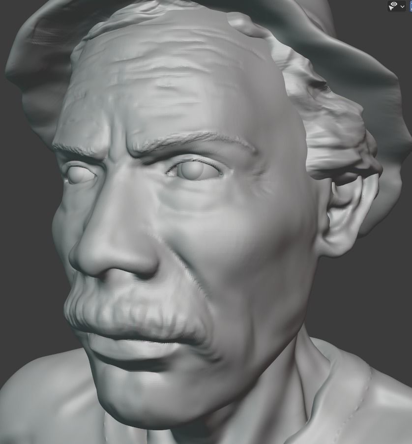 Don Ramon - Seu Madruga Bust 3D print model_6