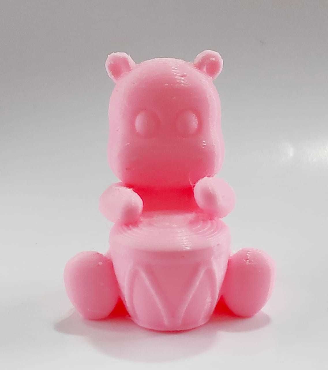 Hippo Drum 3D print model_3