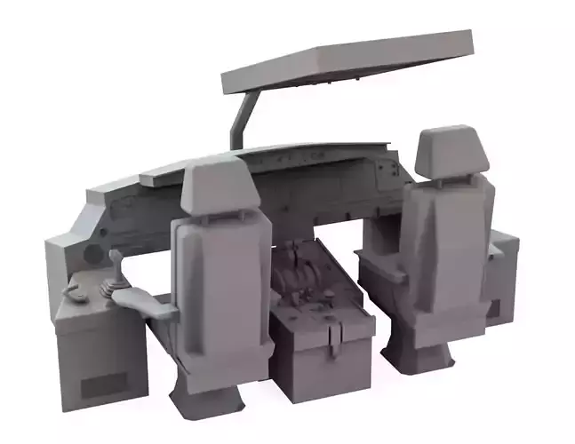 Super realistic Airbus panel for 3D printing 3D print model
