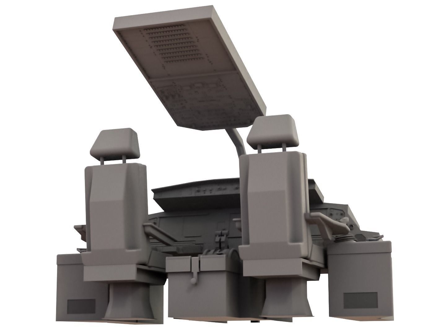 Super realistic Airbus panel for 3D printing 3D print model_1