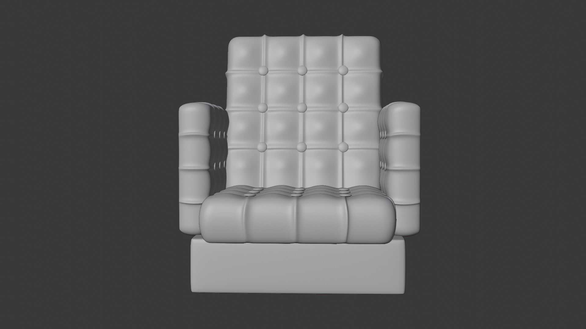 Red Leather Sofa Set 3D model_14