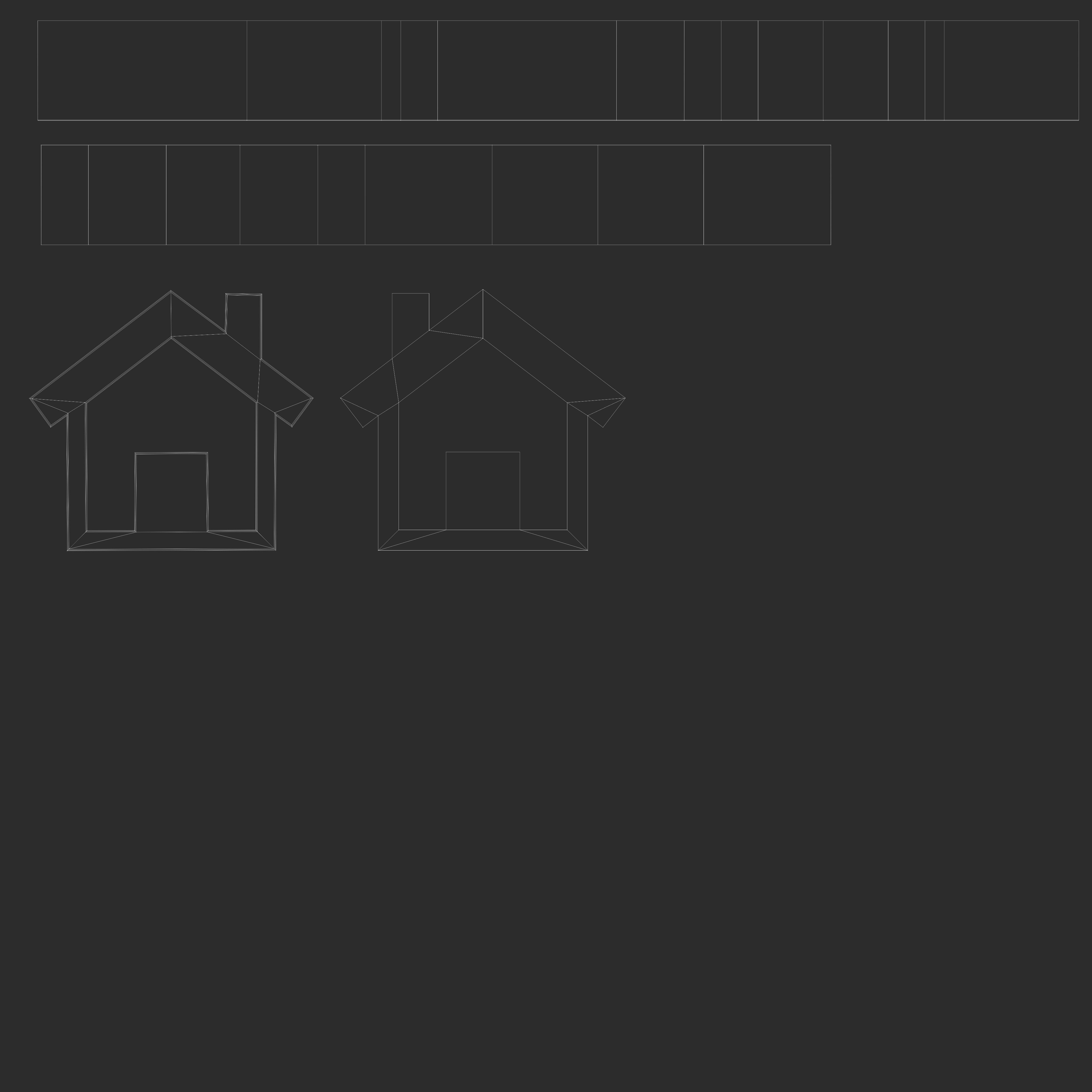 Home Button Low-poly 3D model_3