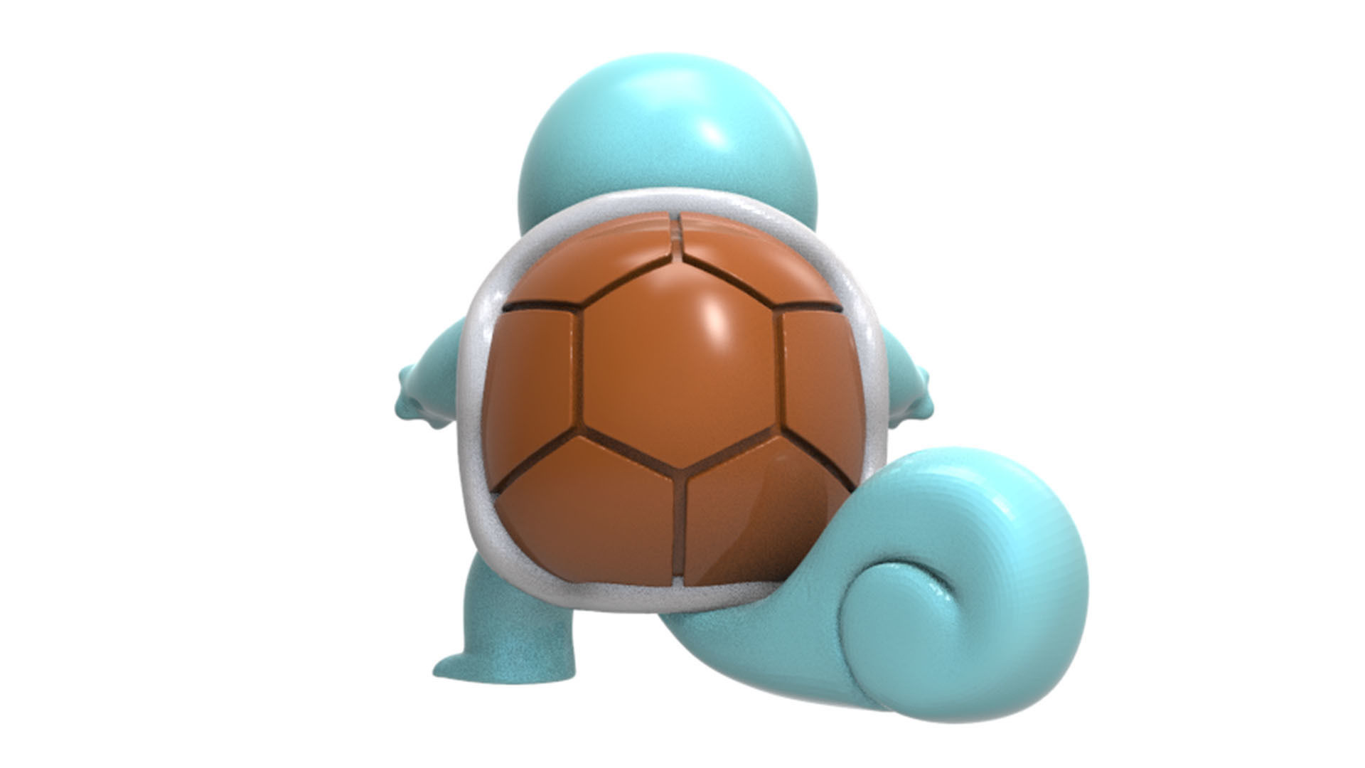 squirtle pokemon toy turtle 3D print model_5