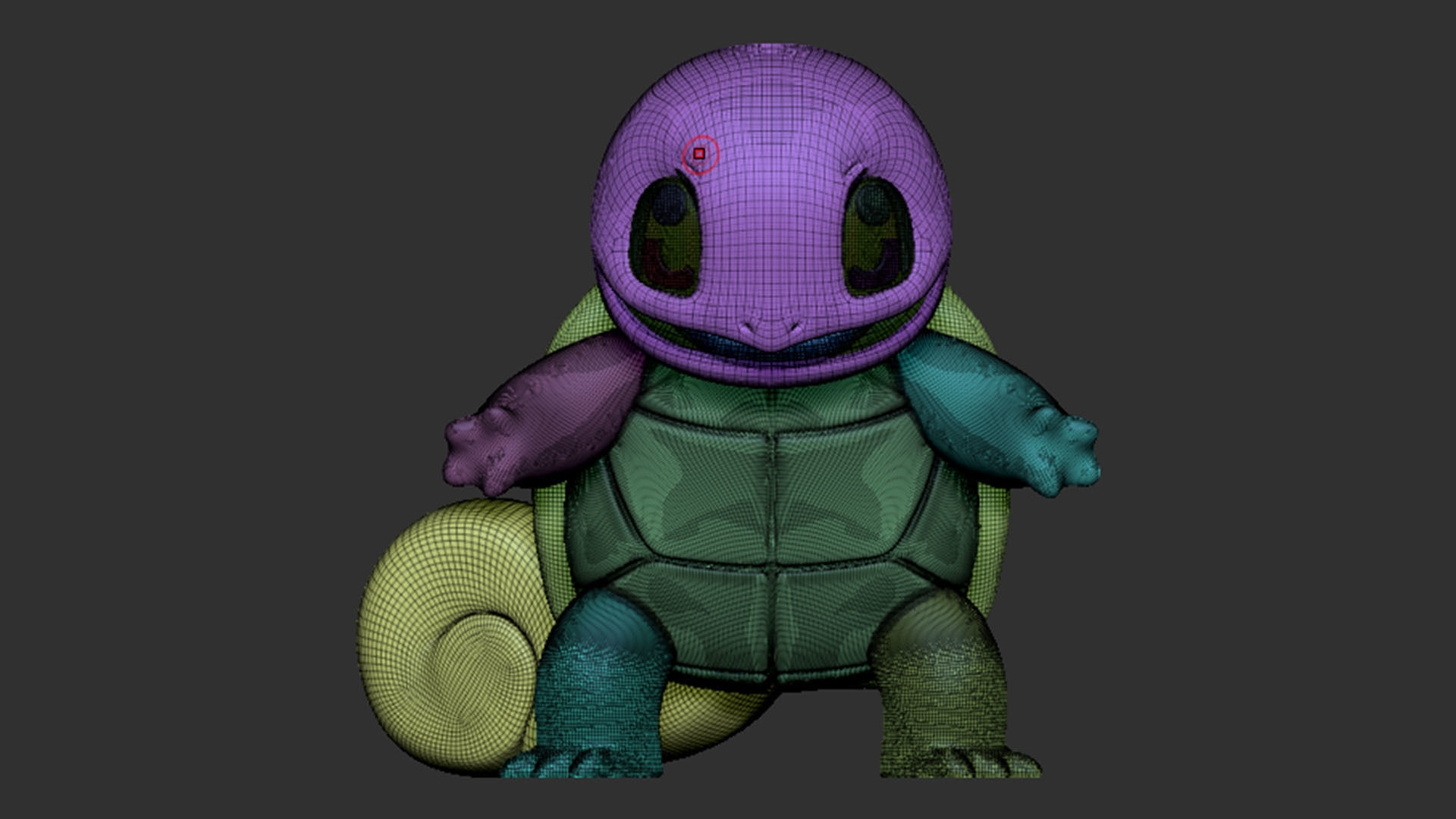 squirtle pokemon toy turtle 3D print model_8