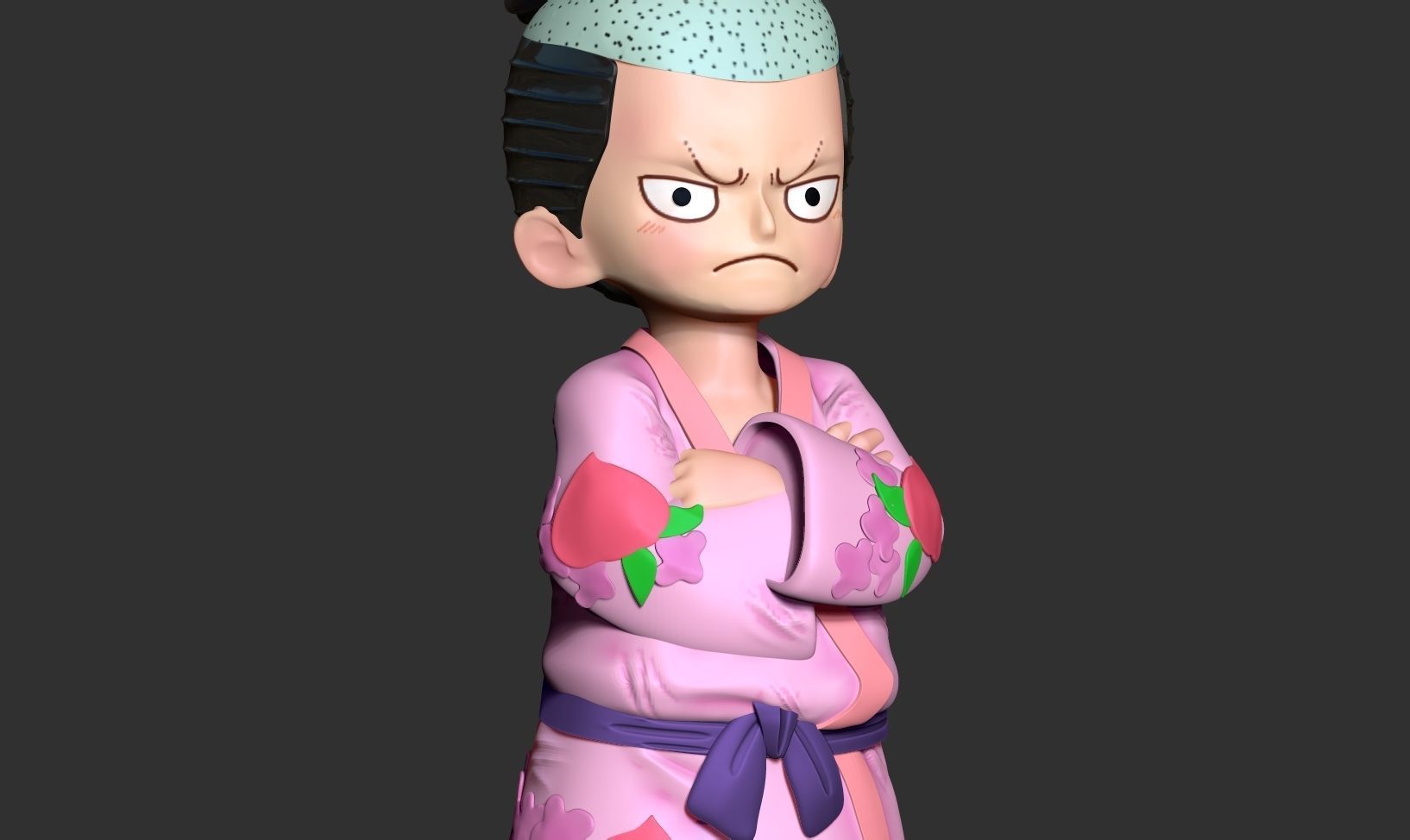 Kozuki Momonosuke - One Piece Fanart 3D print model_7