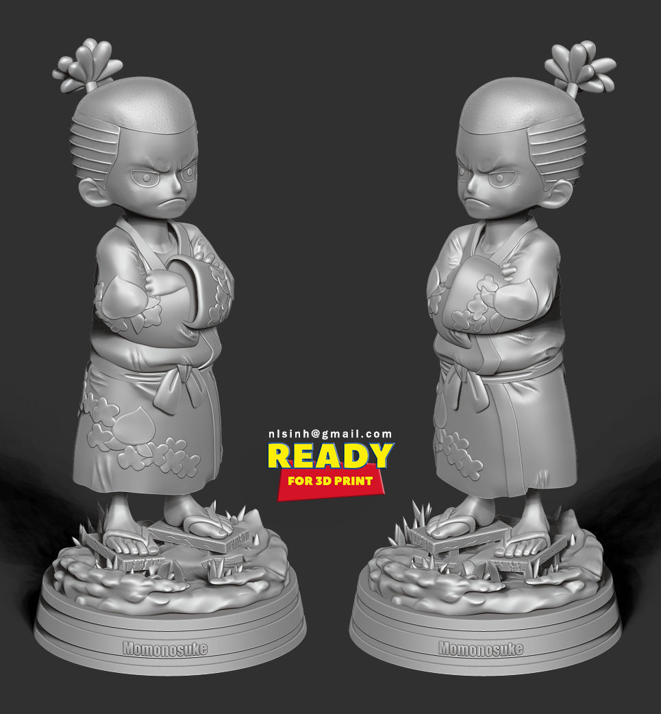 Kozuki Momonosuke - One Piece Fanart 3D print model_3