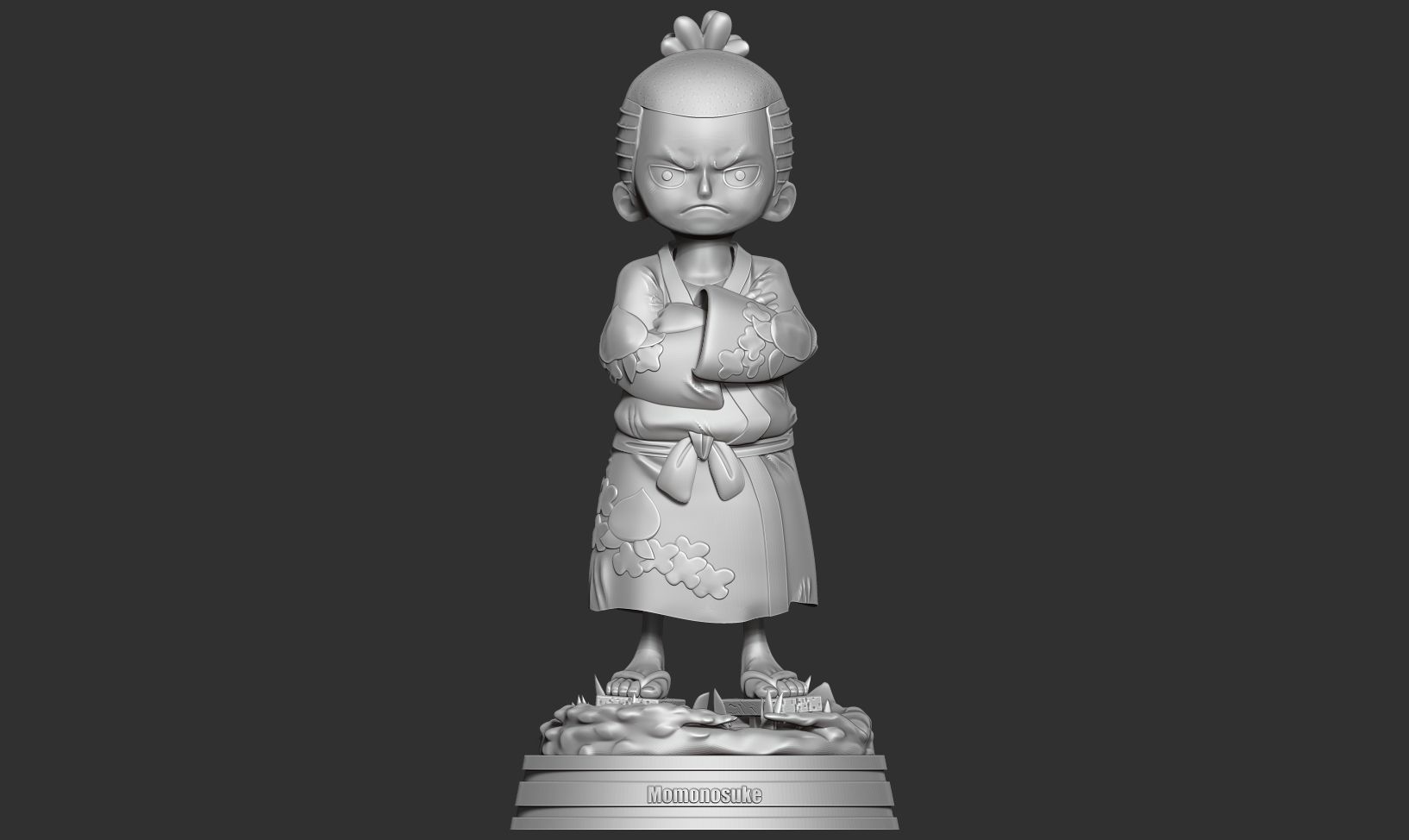 Kozuki Momonosuke - One Piece Fanart 3D print model_10