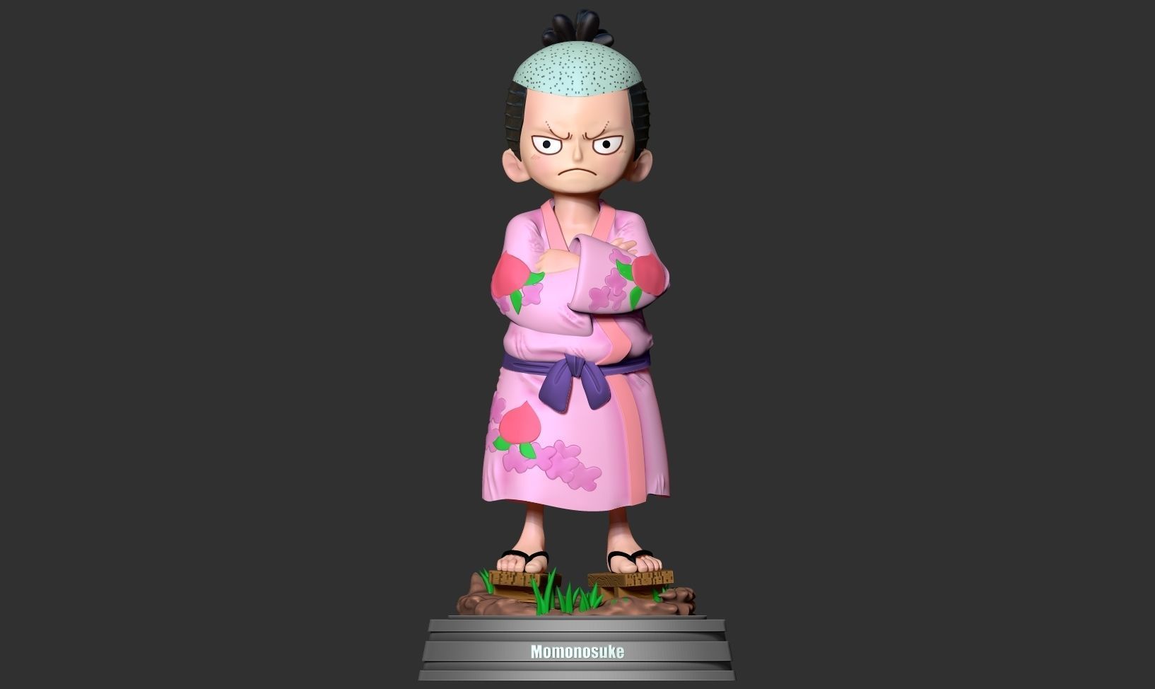 Kozuki Momonosuke - One Piece Fanart 3D print model_9