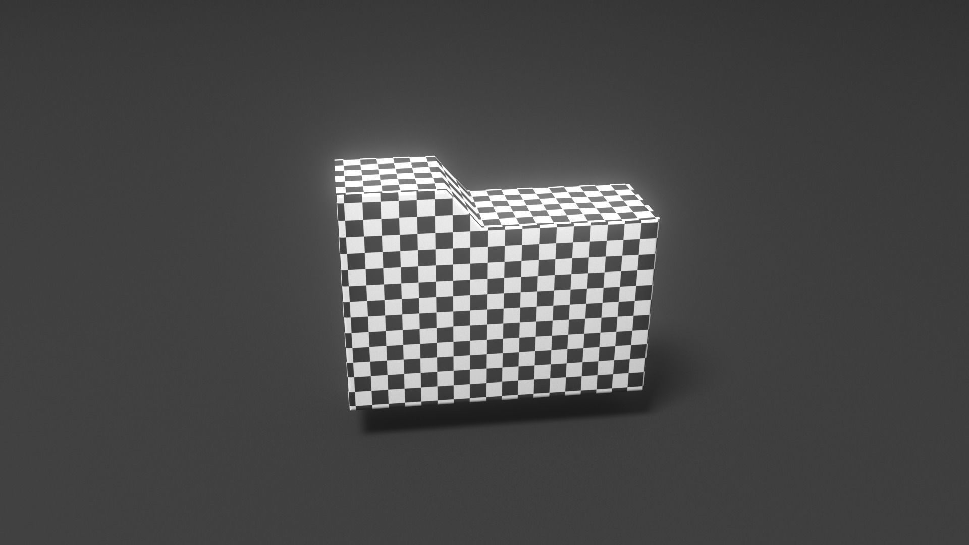 Open Folder Low-poly 3D model_2