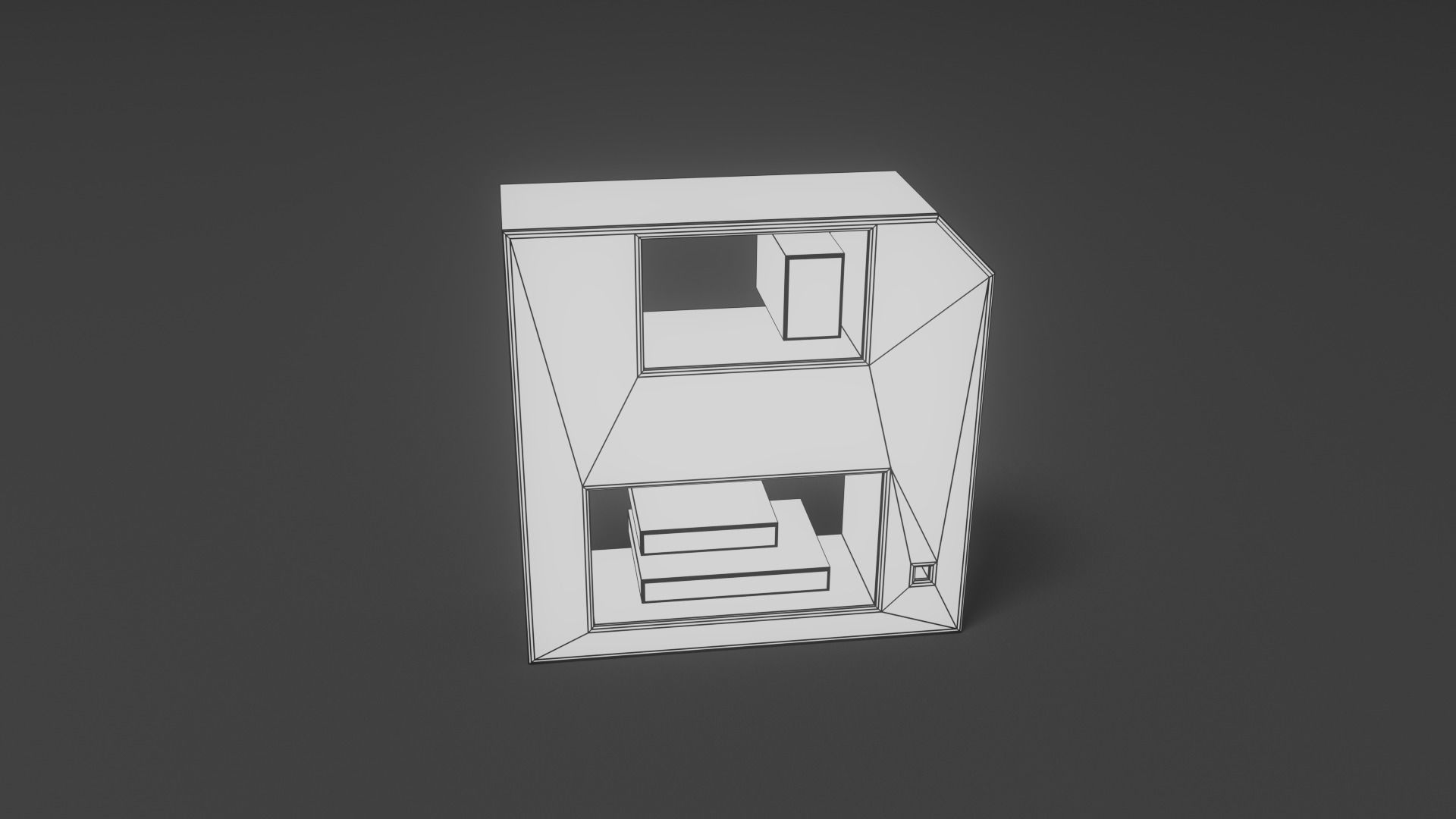 Save Icon Low-poly 3D model_1