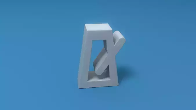 Metronome Low-poly 3D model