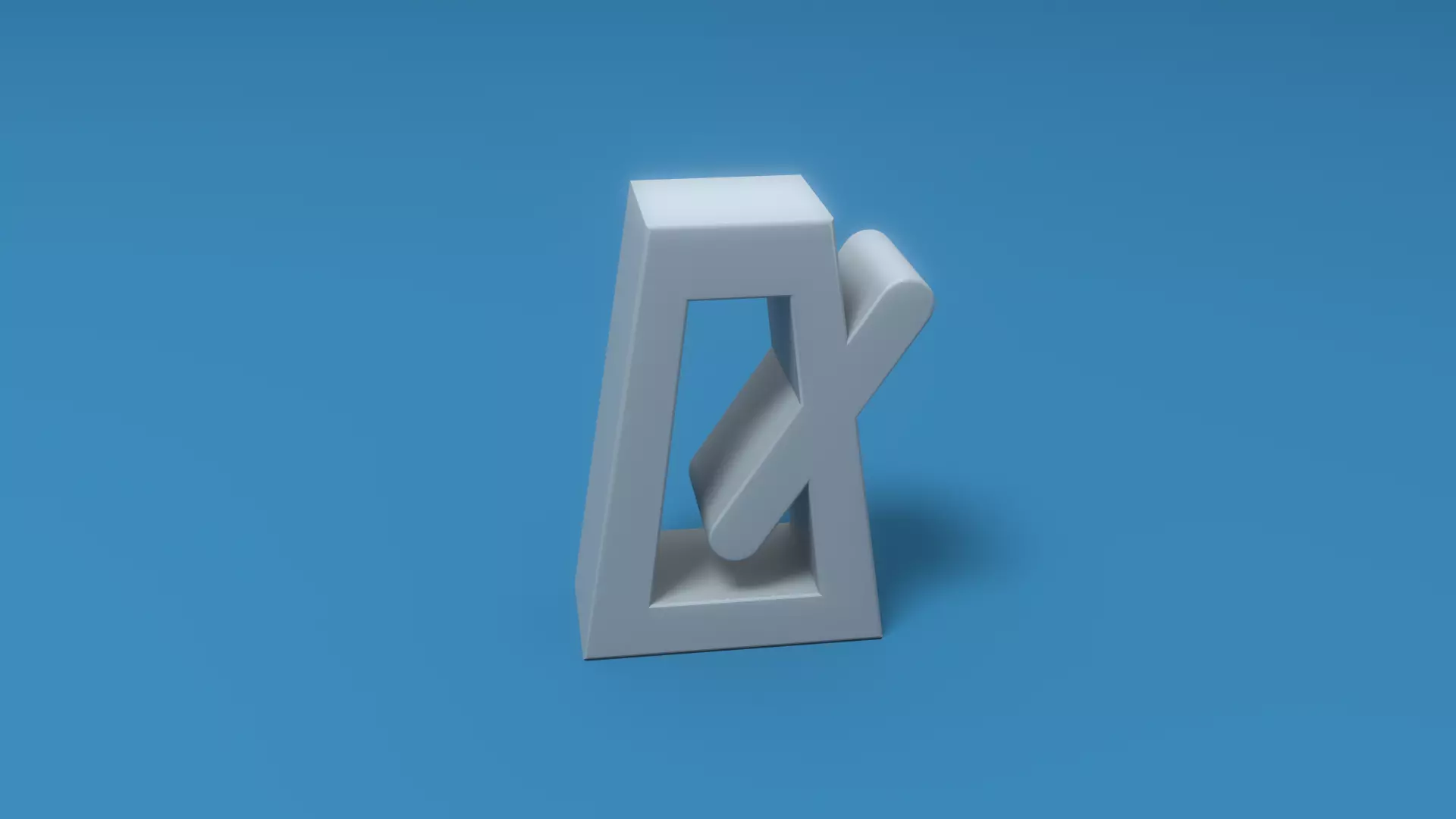 Metronome Low-poly 3D model_0