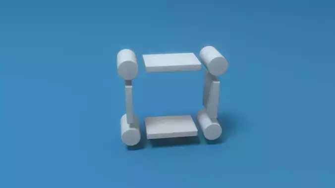 Marquee Tool Low-poly 3D model
