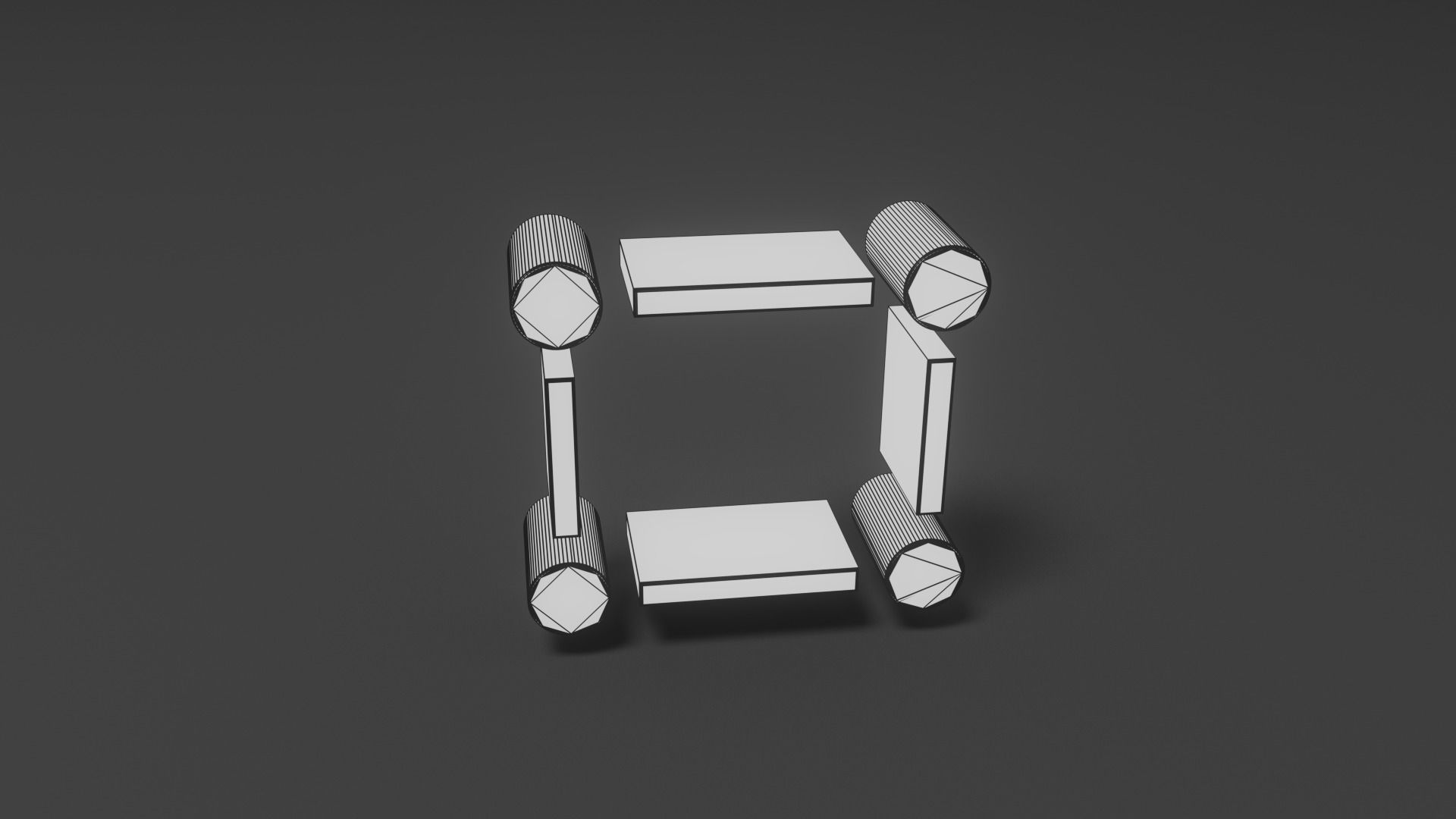 Marquee Tool Low-poly 3D model_1