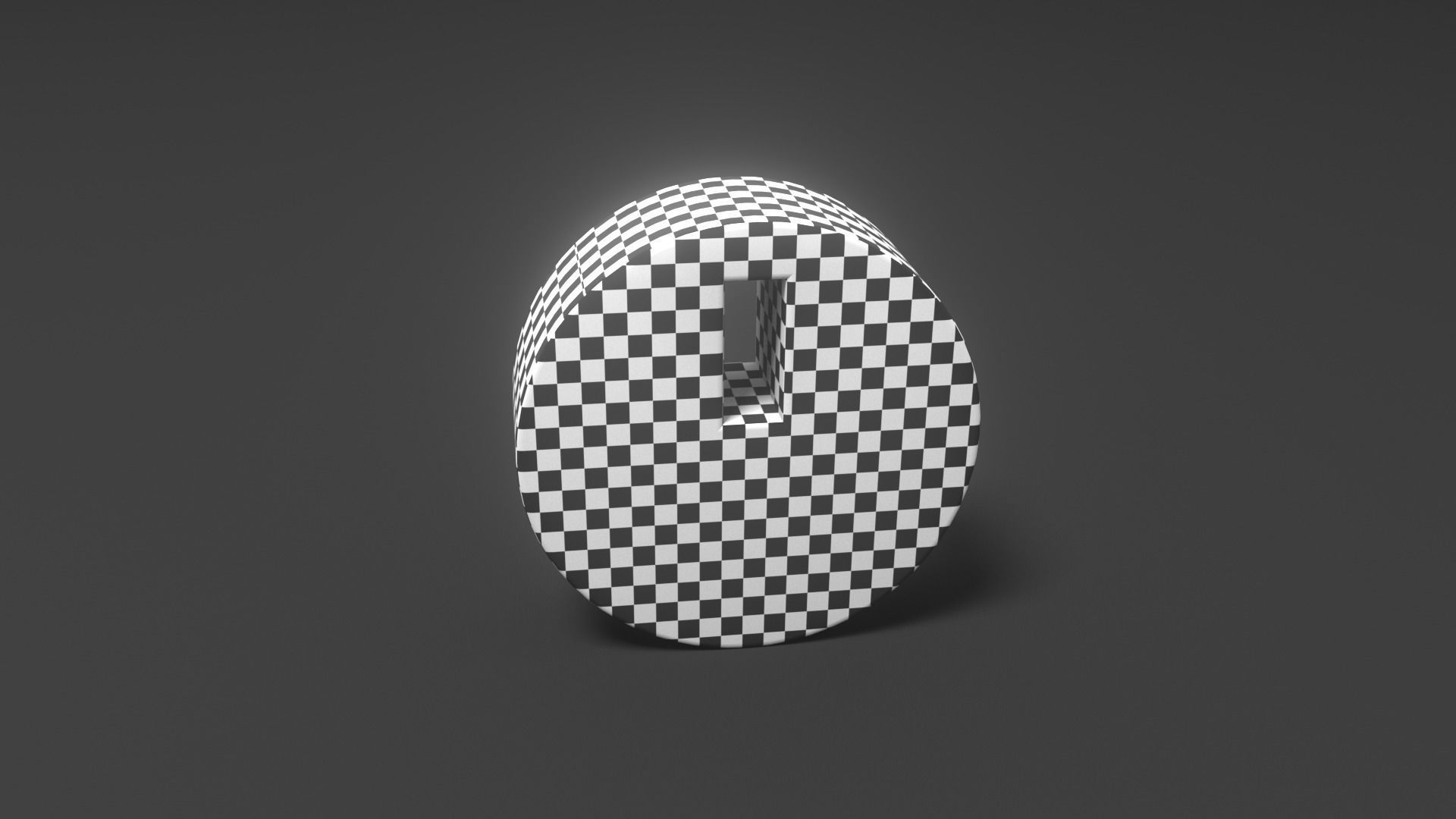 Dial Icon Low-poly 3D model_2