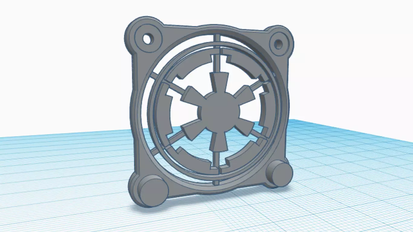 Imperial Shroud 40mm Fan Cover 3D print model