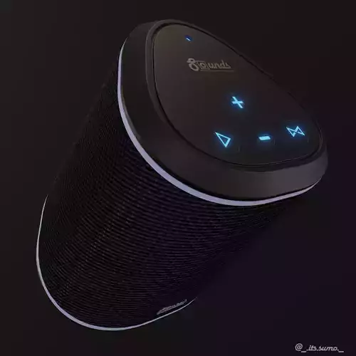 Portable Bluetooth Speaker High Poly