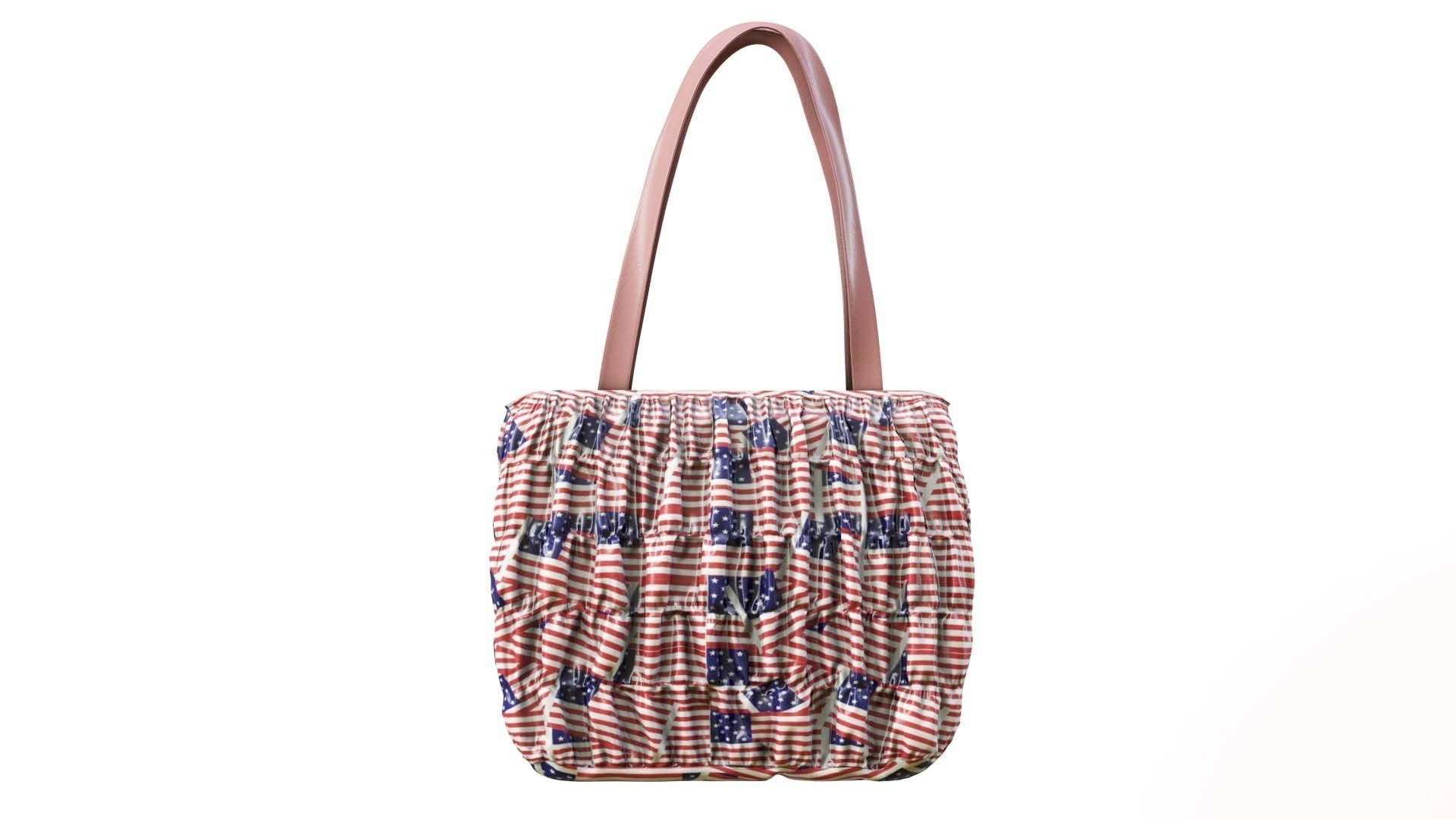 Elegant Woman Handbag Low-poly 3D model_6