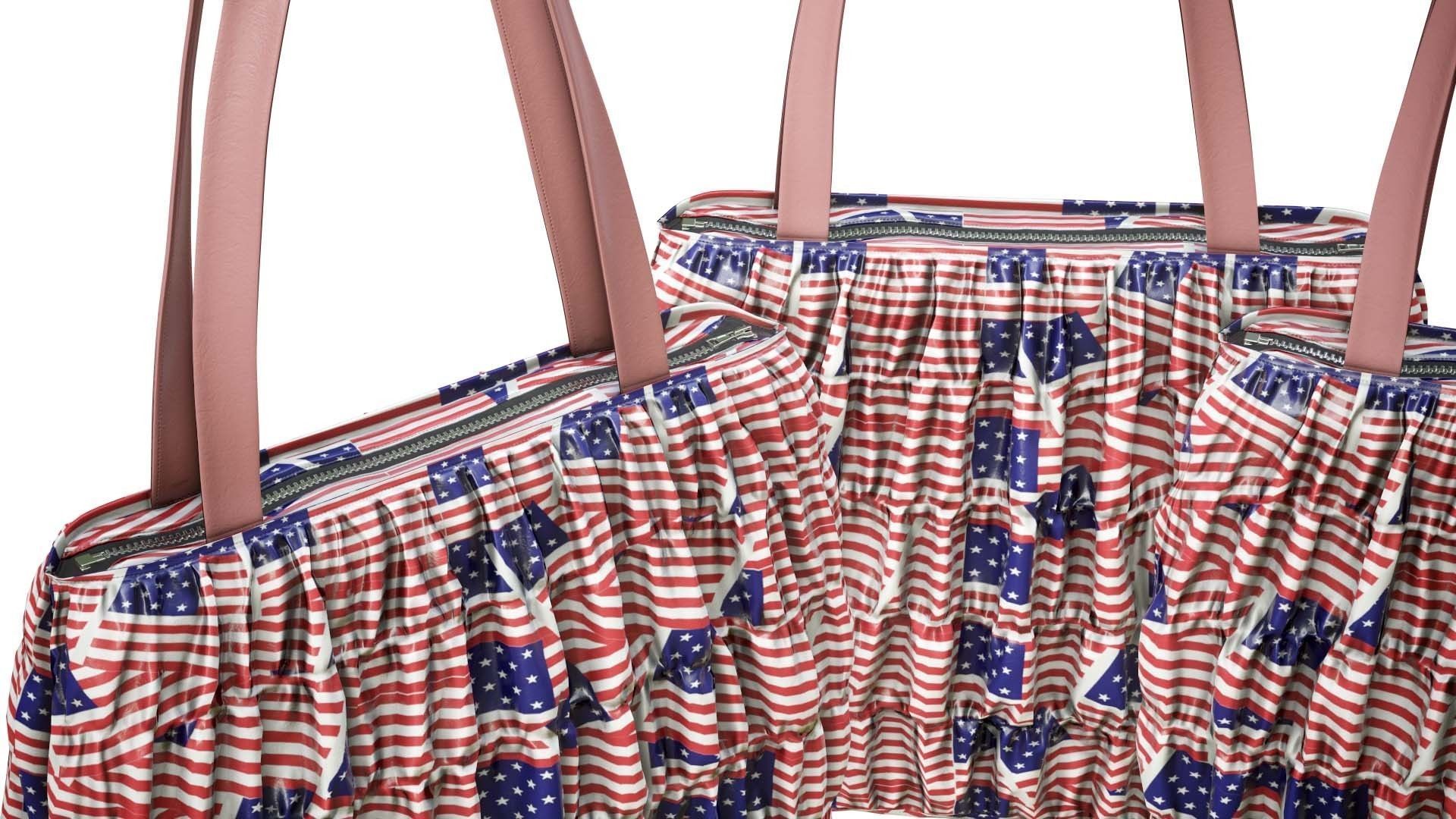 Elegant Woman Handbag Low-poly 3D model_2