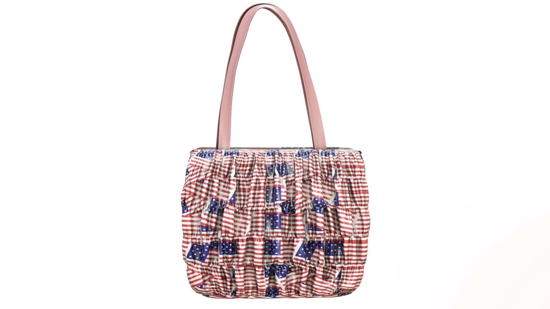 Elegant Woman Handbag Low-poly 3D model_4