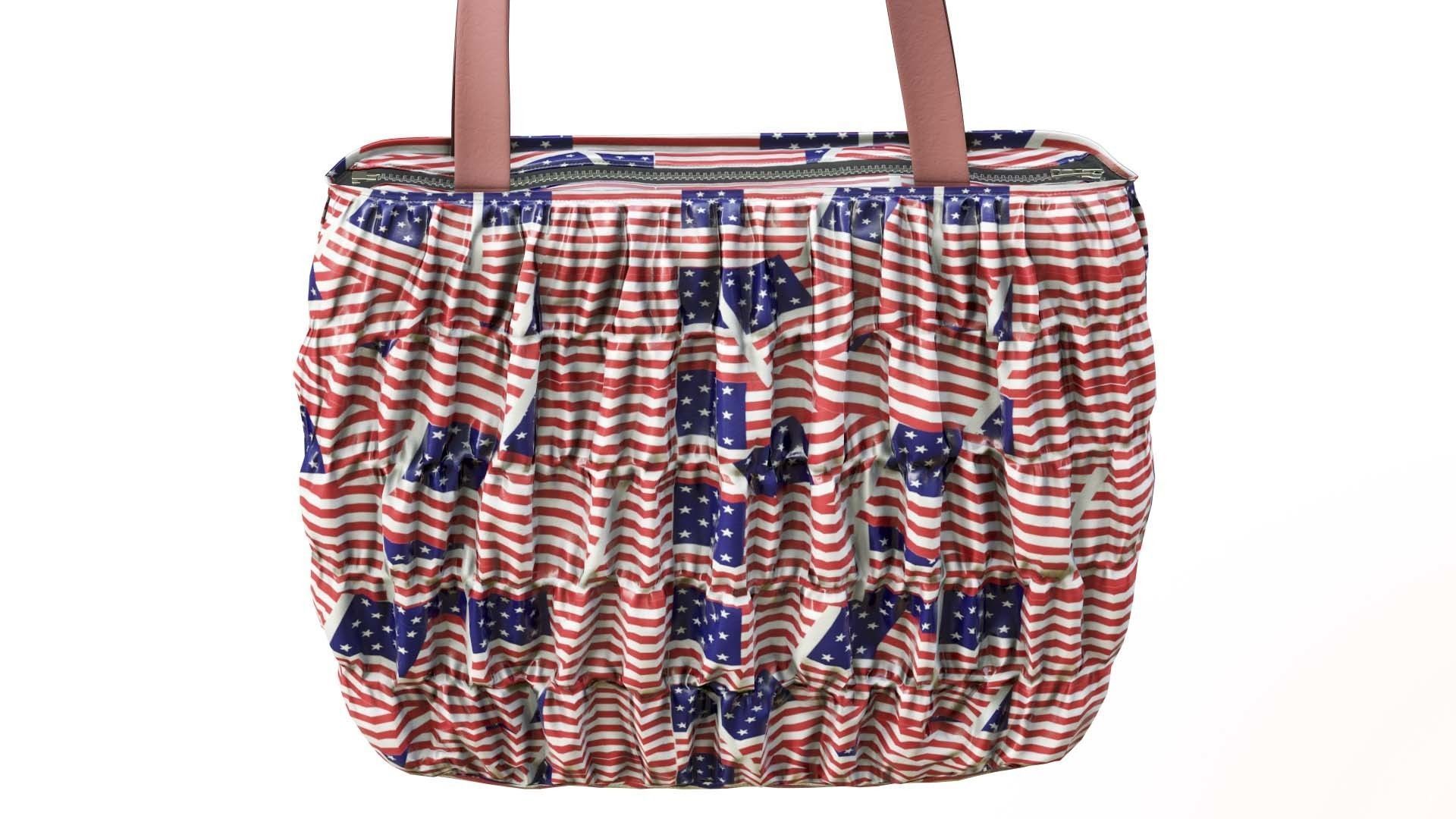 Elegant Woman Handbag Low-poly 3D model_8