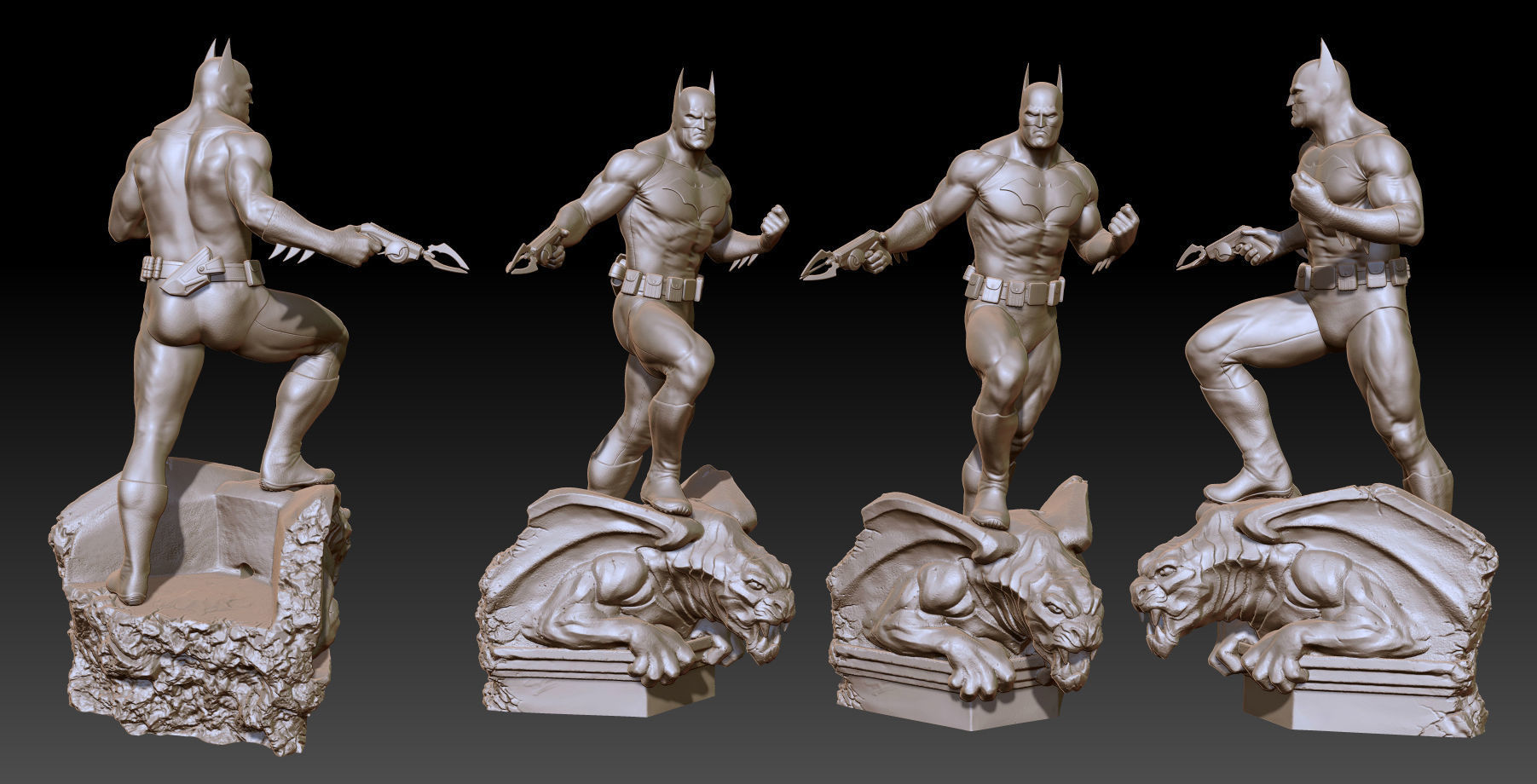 Batman STL Printable 3D print model_3