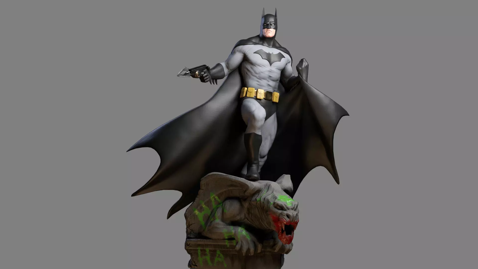 Batman STL Printable 3D print model_0