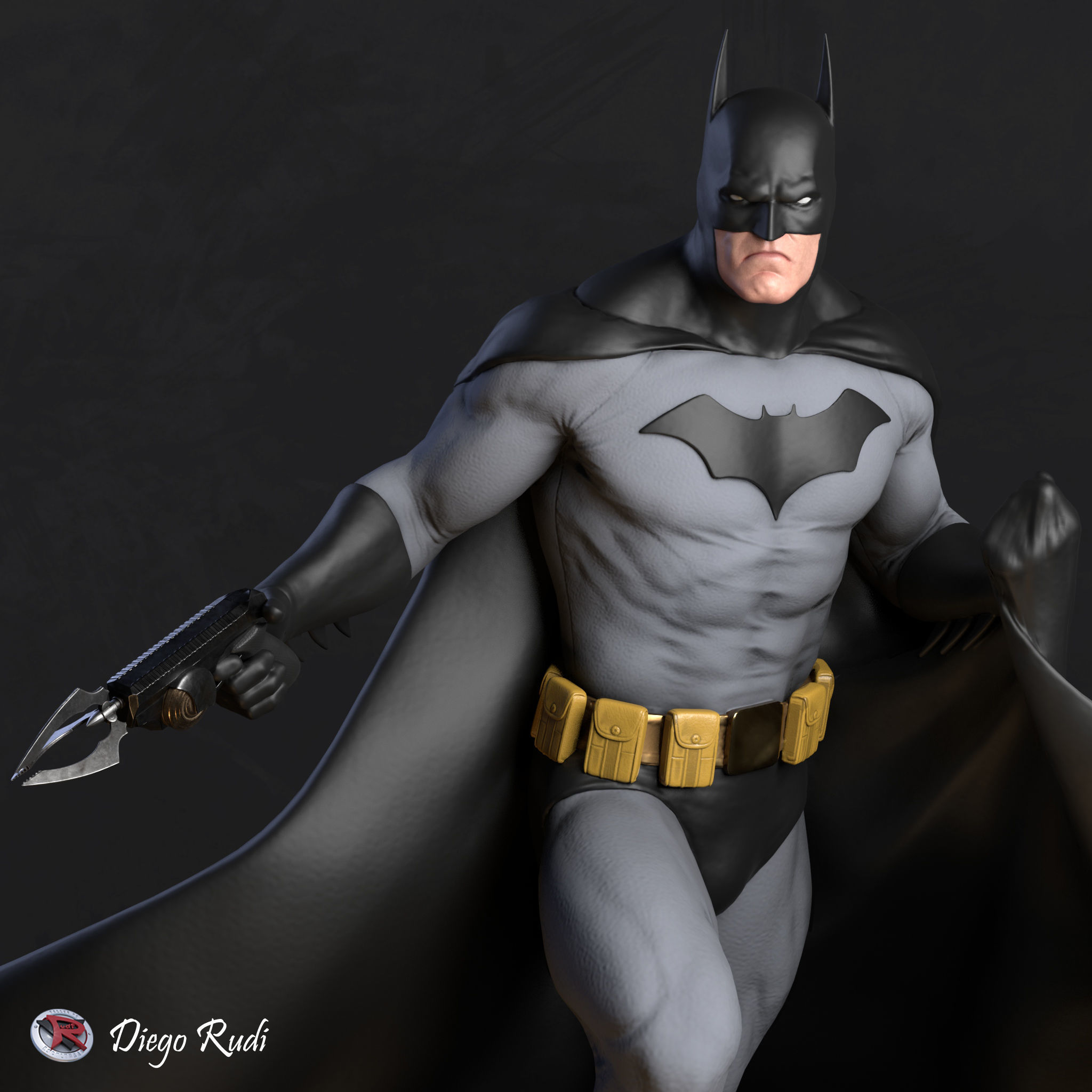 Batman STL Printable 3D print model_2