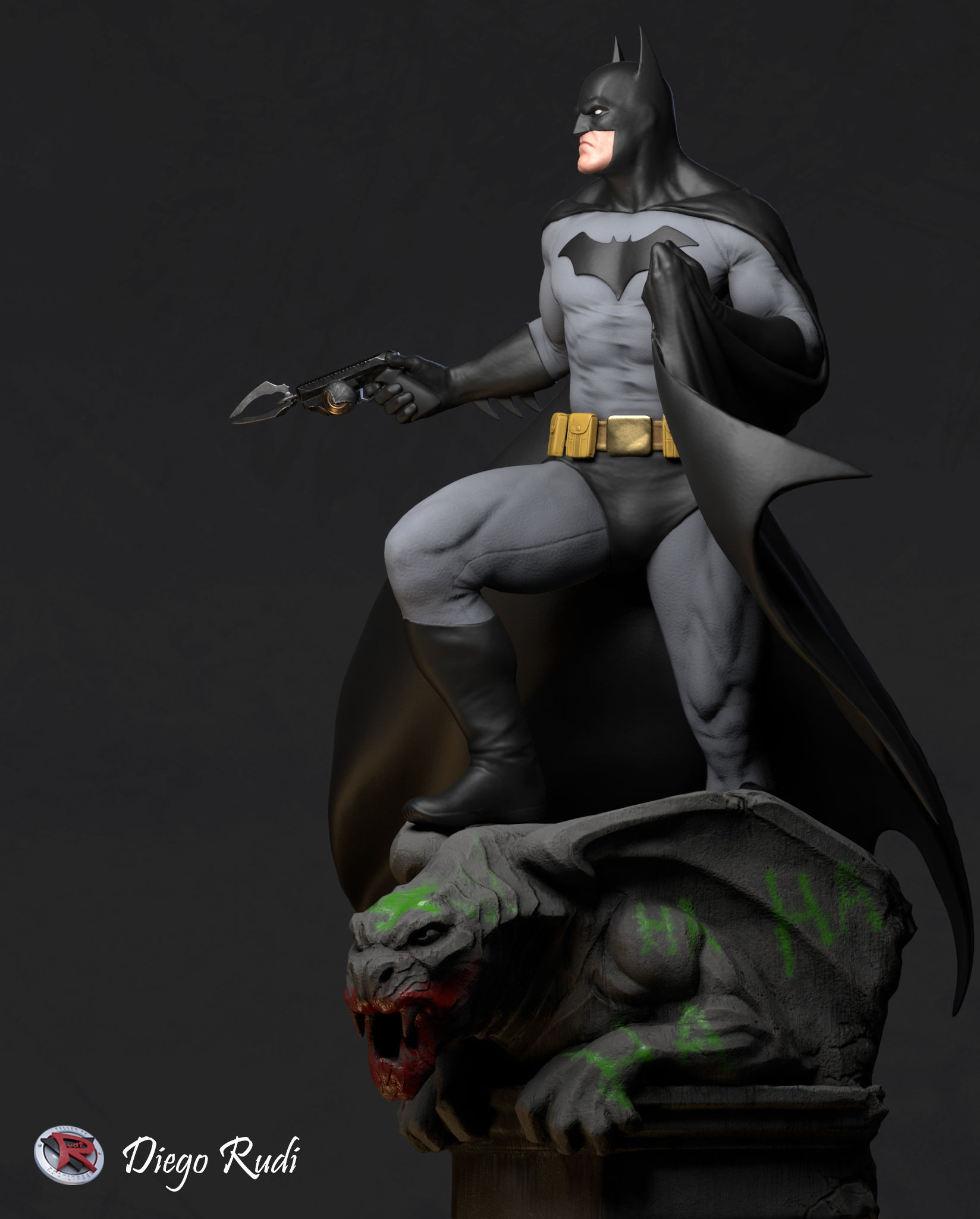 Batman STL Printable 3D print model_8