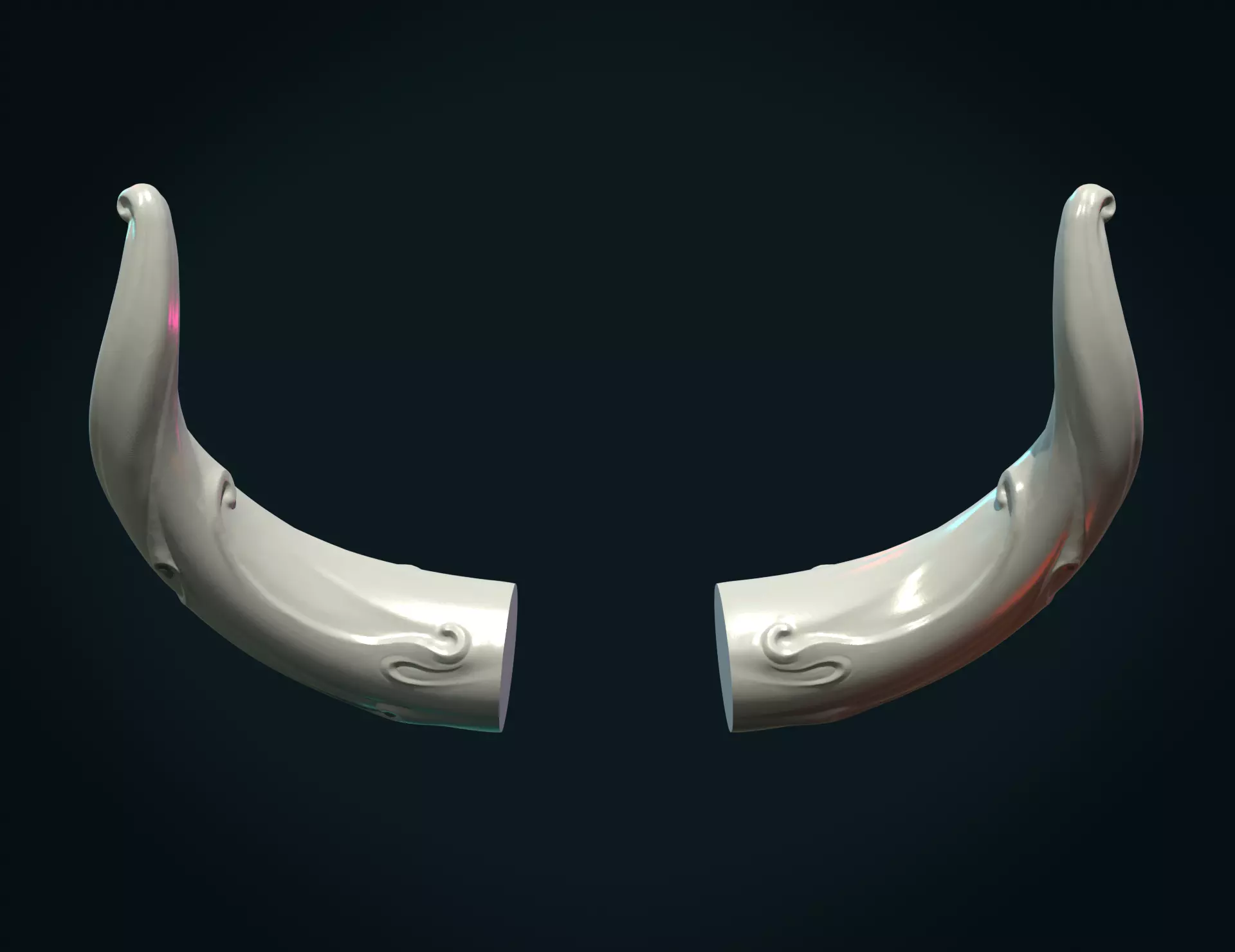 Horns 3D print model_0