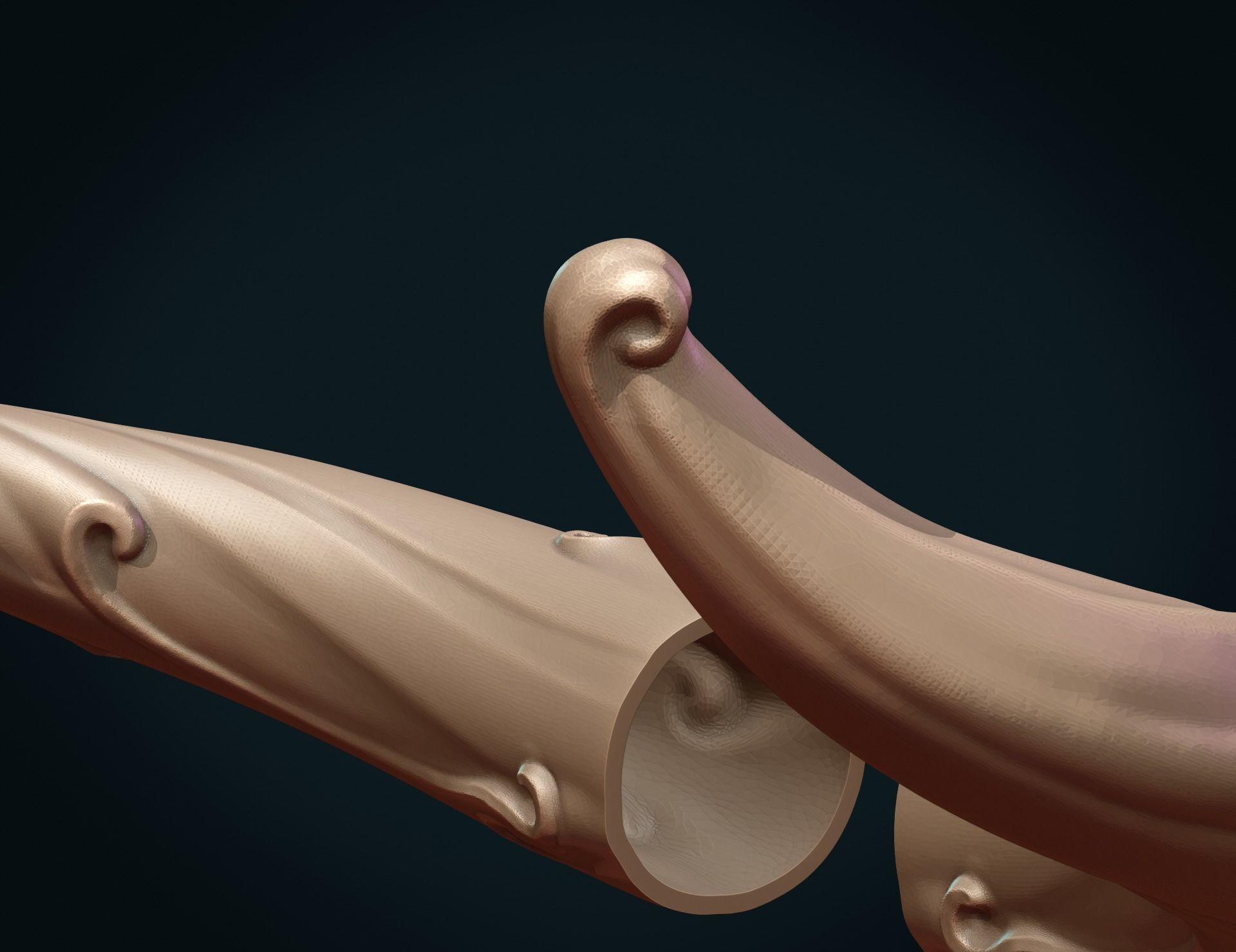 Horns 3D print model_16