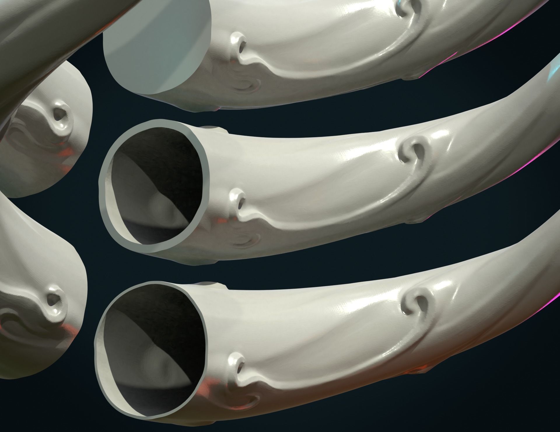 Horns 3D print model_8