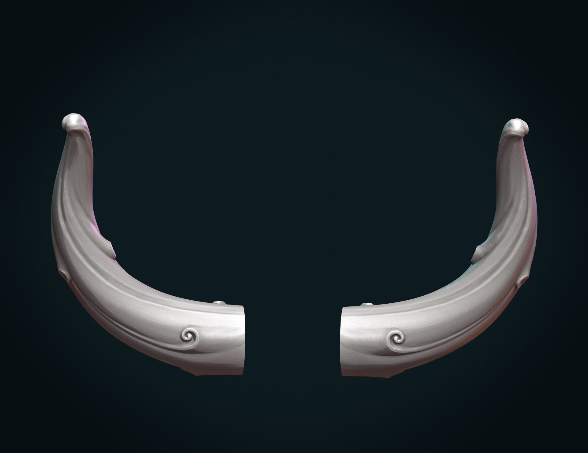Horns 3D print model_10