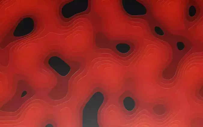 Model of a multicolored land