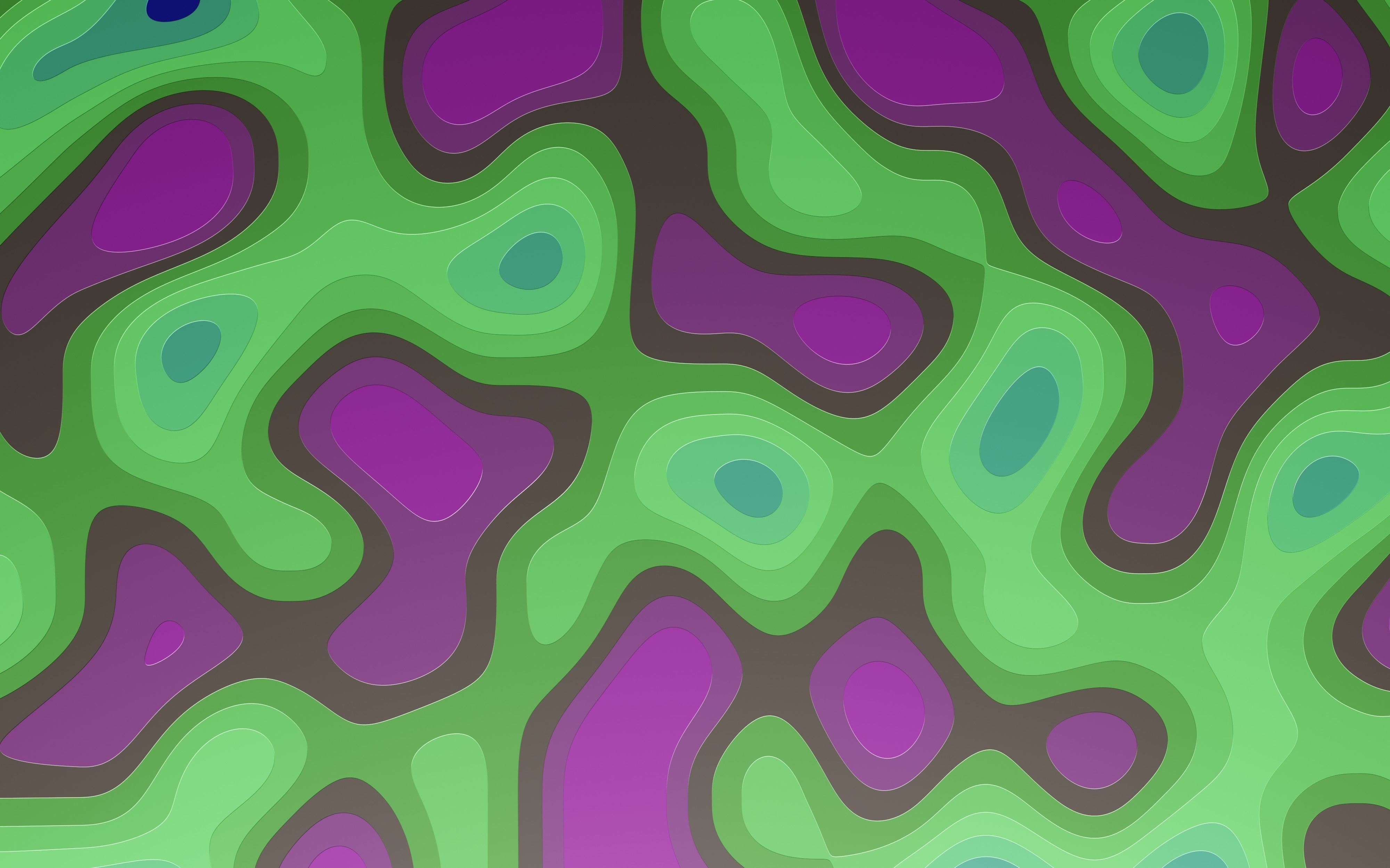 Model of a multicolored land 3D print model_3