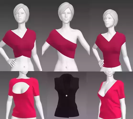 Set 6 in 1 Woman Clothing 6