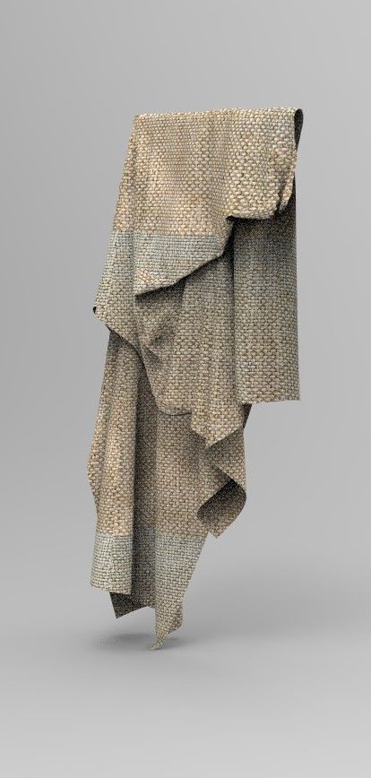 Set 6 in 1 Cloth 2 Low-poly 3D model_9