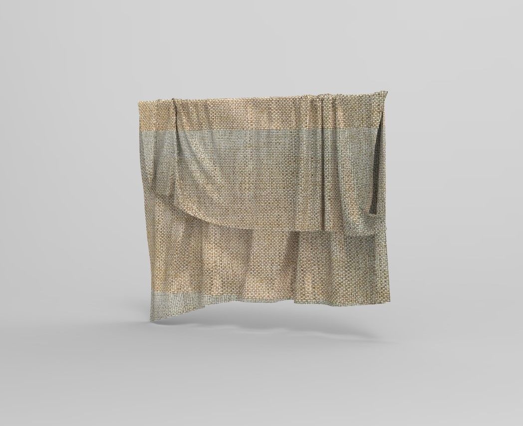 Set 6 in 1 Cloth 2 Low-poly 3D model_23