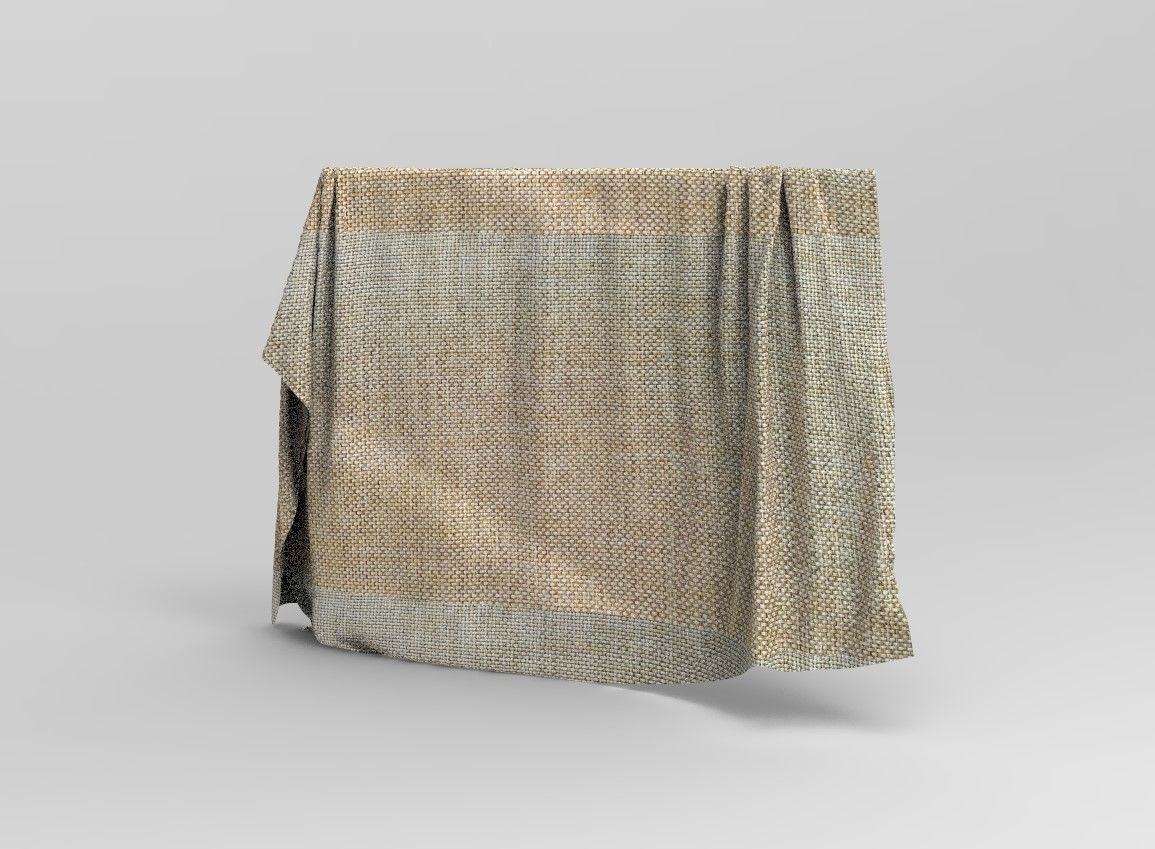 Set 6 in 1 Cloth 2 Low-poly 3D model_21