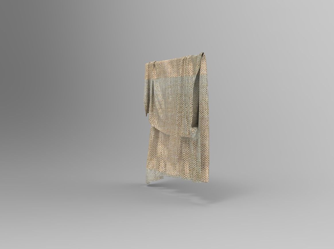 Set 6 in 1 Cloth 2 Low-poly 3D model_24