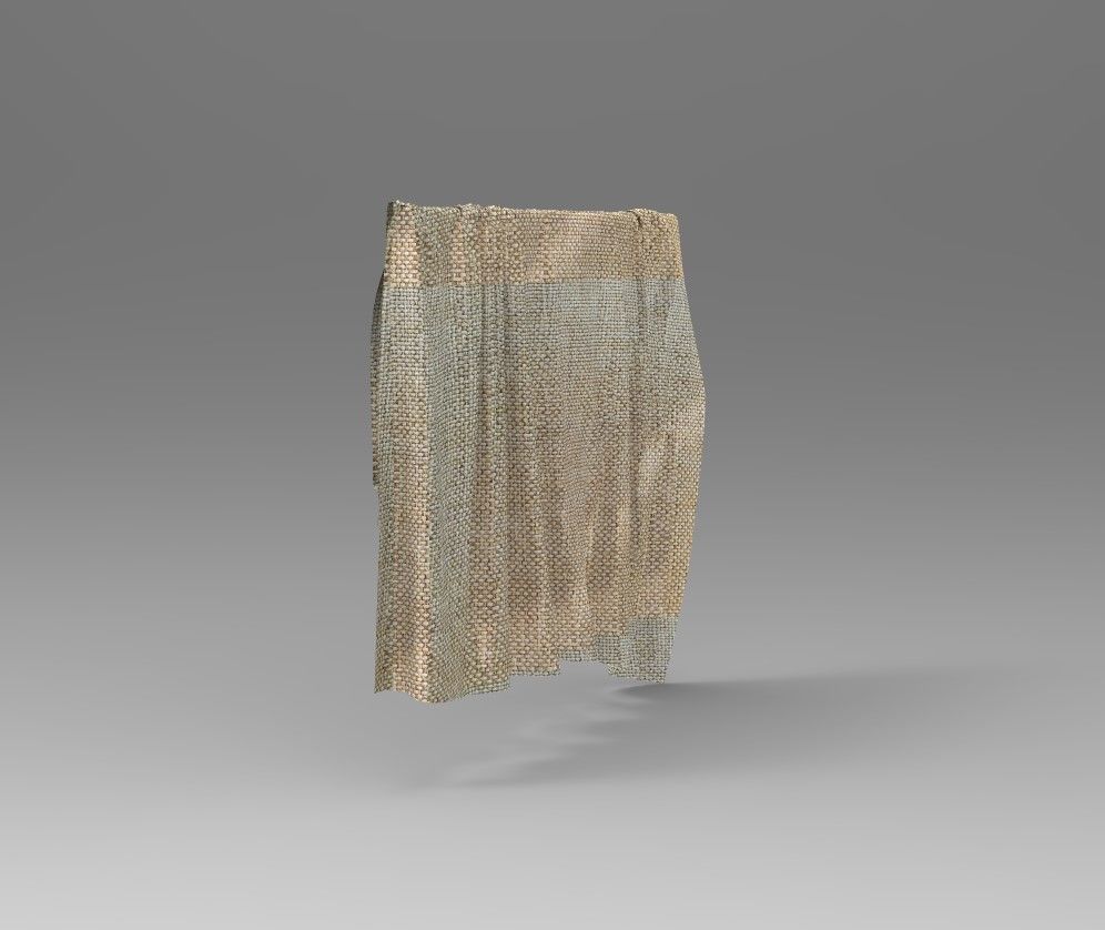 Set 6 in 1 Cloth 2 Low-poly 3D model_25